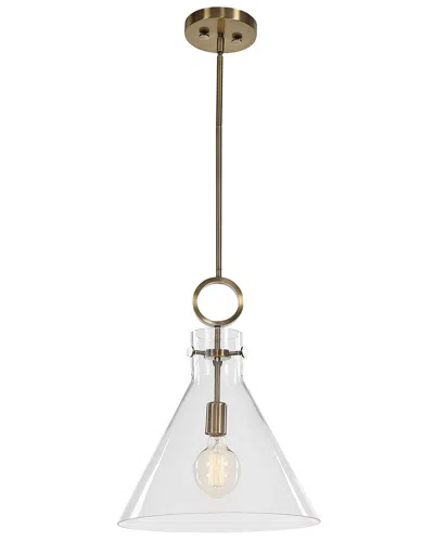 Uttermost Imbuto 1-light Funnel Pendant In White