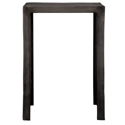 Uttermost In The Groove 23" H Nickel Accent Table