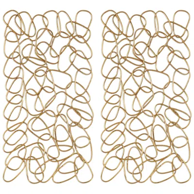 Uttermost In The Loop 37 1/2" High Metal Wall Art Set Of 2