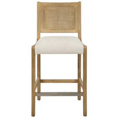 Uttermost Interweave Counter Stool In Brown