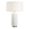 Uttermost Iona White Glaze Ceramic Table Lamp