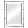 Uttermost Ironworks Ebony 40" X 30" Iron Frame Handcrafted Wall Mirror