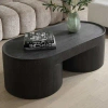 Uttermost Isbell Black Stained Coffee Table In Black