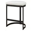 Uttermost Ivanna White And Black Counter Stool