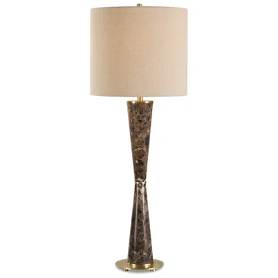 Uttermost Jameson 38 1/2" Brown Marble Table Lamp