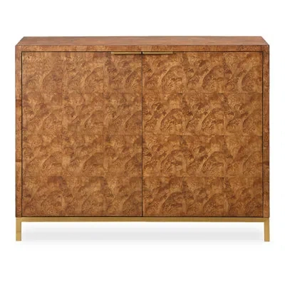 Uttermost Jethro Burl 2 Door Cabinet In Brown