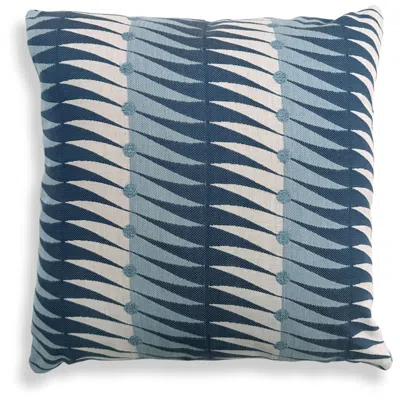 Uttermost Jetty Blue Beige 20" Square Outdoor Pillow