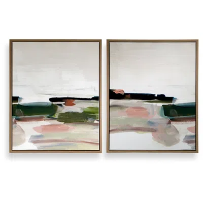 Uttermost Just Peaking 2-piece Framed Canvas Wall Art
