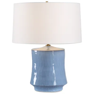 Uttermost Kamara 23" Powder Blue Ceramic Table Lamp