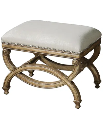 Uttermost Karline Natural Linen Small Bench In Neutral