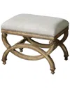 Uttermost Karline Natural Linen Small Bench