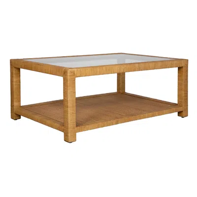 Uttermost Kensing 42" Wide Natural Coffee Table