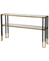 Uttermost Kentmore Modern Console Table In Black