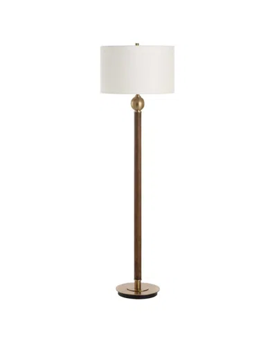 Uttermost Keros 62" Metal Floor Lamp In Brown