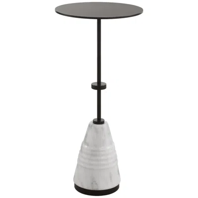 Uttermost Kincaid 24" High Metal And Marble Drink Table