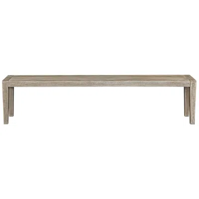 Uttermost Kirkham 81" Wide Mahogany Outdoor Bench