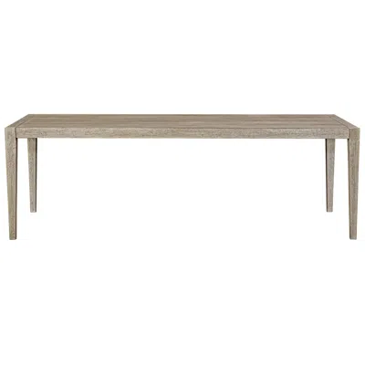 Uttermost Kirkham 92" Wide Mahogany Outdoor Dining Table In Gray