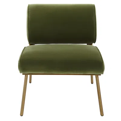 Uttermost Knoll 18" Olive Green Accent Chair