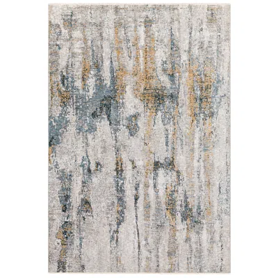 Uttermost Ladoga 71506 8'x10' Light Beige And Blue Area Rug