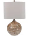Uttermost Lagos Rustic Table Lamp In Brown