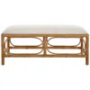 Uttermost Laguna 48" Wide Natural Rattan Rectangular Bench