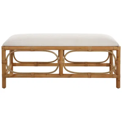 Uttermost Laguna 48" Wide Natural Rattan Rectangular Bench