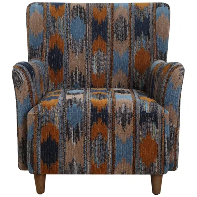 Uttermost Lainey Ikat Fabric Armchair In Multi