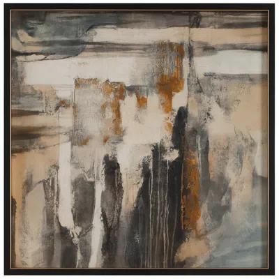 Uttermost Landslide 41.75" Framed Print In Brown