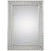Uttermost Lanester Silver Leaf 36" X 48" Rectangular Wall Mirror In Silver