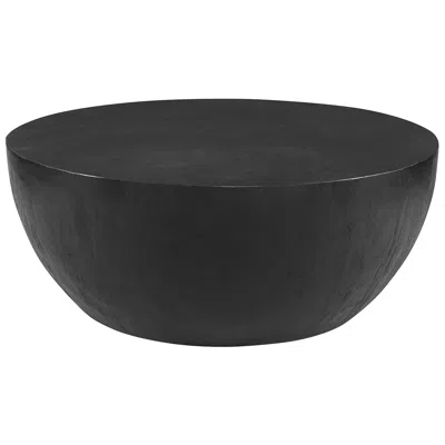 Uttermost Lark 40" Wide Deep Ebony Wood Coffee Table