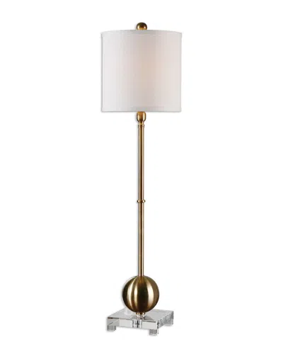 Uttermost Laton Brass Buffet Lamp In Neutral