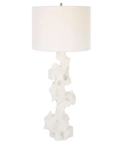 Uttermost Layla Floor Lamp In White