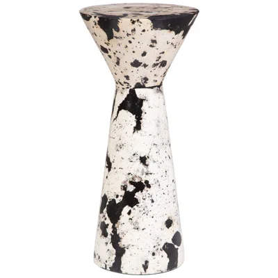 Uttermost Lenora 22" High Limestone Drink Table