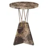 Uttermost Levitate 16" Wide Brown Marble Accent Table