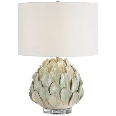 Uttermost Levlyn 22" Aloe Green Ceramic Table Lamp