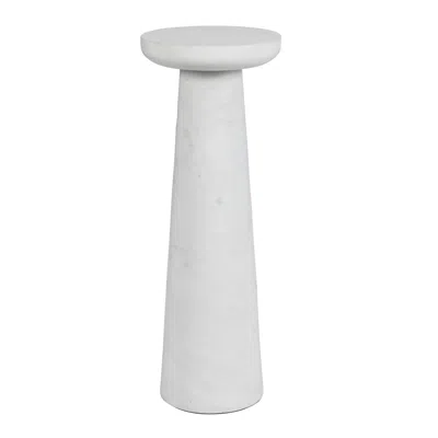 Uttermost Lirra 22" High Drink Table In White