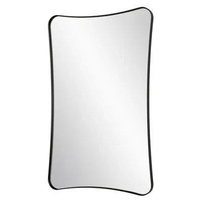 Uttermost Loudon Vanity Mirror, Black In Satin Black