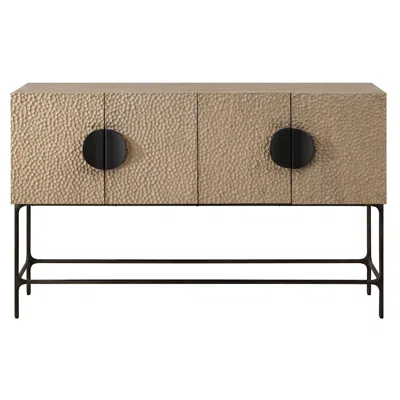 Uttermost Lunar 53.7" Wide X 33.4" High 4 Door Cabinet