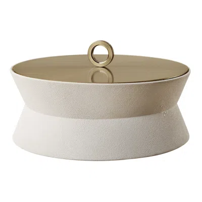 Uttermost Luxe 5.5" High X 10" Round Box