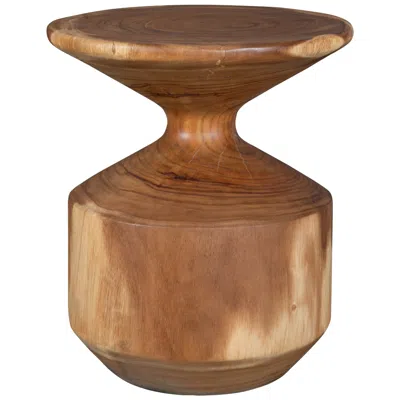 Uttermost Lynx 20" High Suar Wood Accent Stool