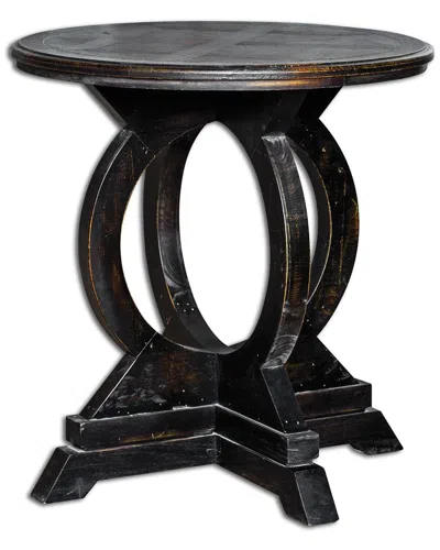 Uttermost Maiva Black Side Table