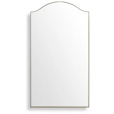 Uttermost Mallorca 40" Wide X 72" High Brass Wall Mirror In Silver