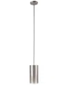 Uttermost Manheim 1-light Cylinder Pendant In Silver