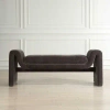 Uttermost Manson Modern Charcoal Bench In Gray