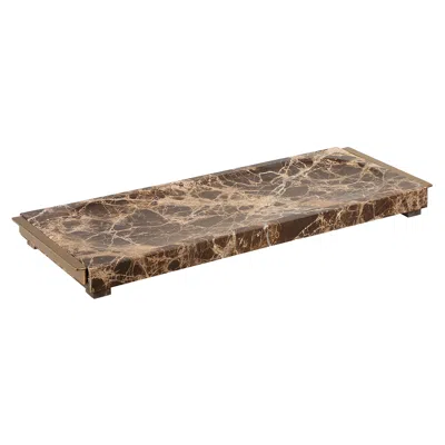 Uttermost Marble Crest 18 7/8" L X 1 3/8" H Tray