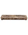 Uttermost Marble Tray Crest In Brown