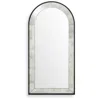 Uttermost Marlowe Black 80" High Arch Mirror In Black