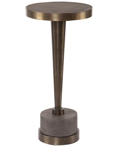 Uttermost Masika Bronze Accent Table In Metallic
