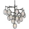 Uttermost Maxin 36 1/4" Dark Bronze 15-light Rustic Modern Chandelier