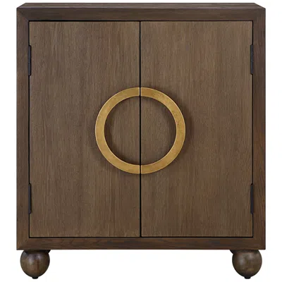 Uttermost Mayenne 31 1/2" Wide Oak Wood 2-door Cabinet